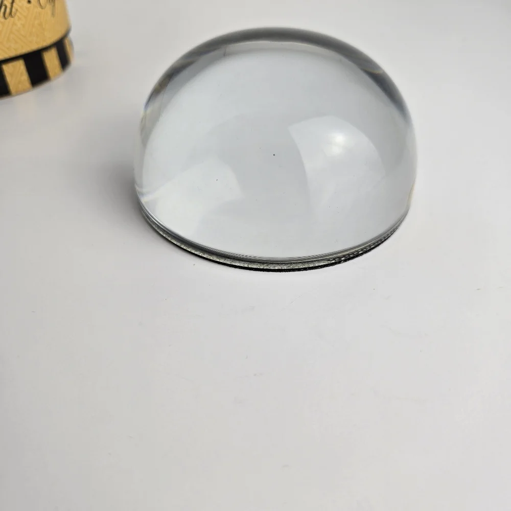 Punch Studio Made in France Crystal Dome Paperweight Monogram Initial "W" - Picture 6 of 14